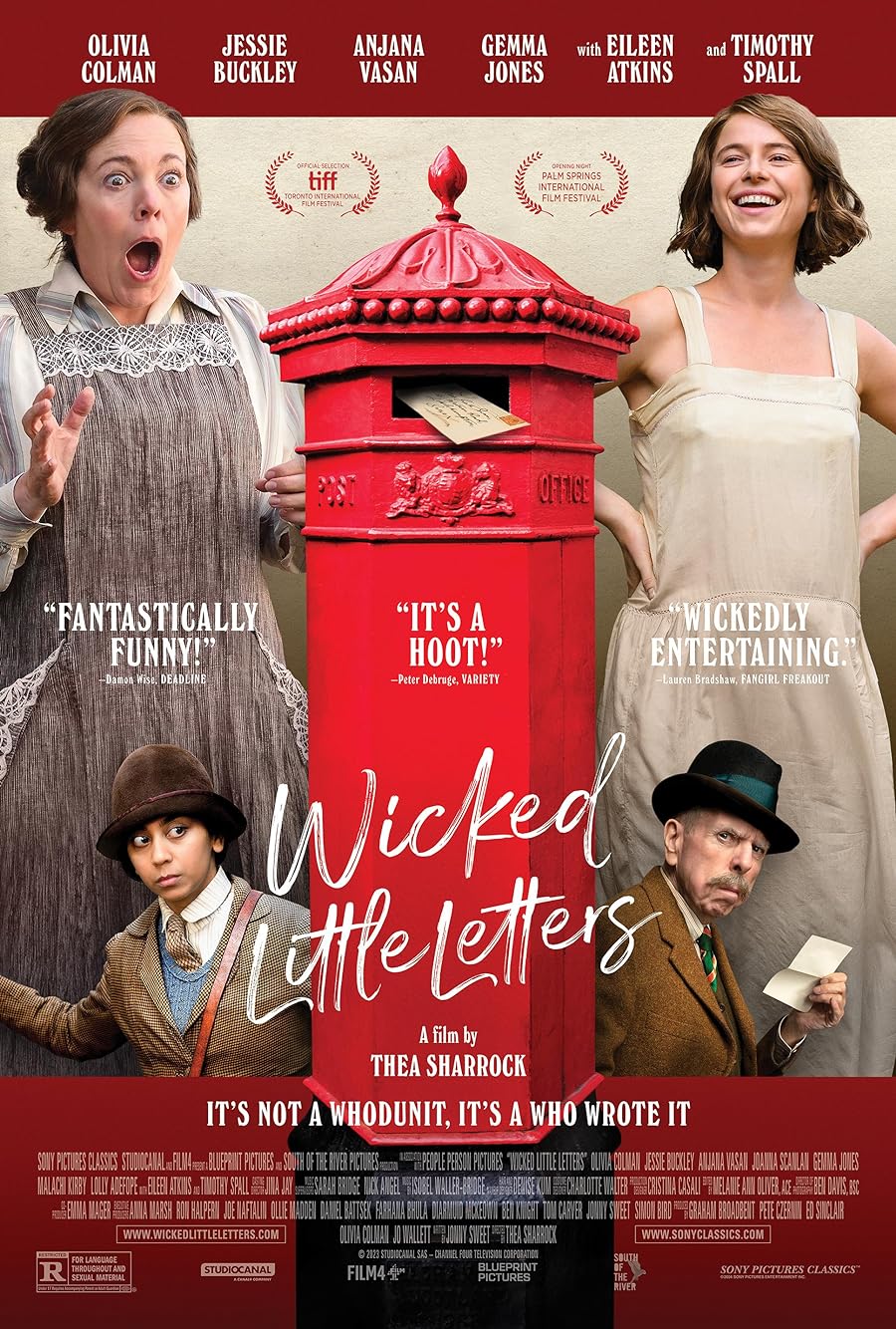 دانلود فیلم Wicked Little Letters 2023 با دوبله اختصاصی